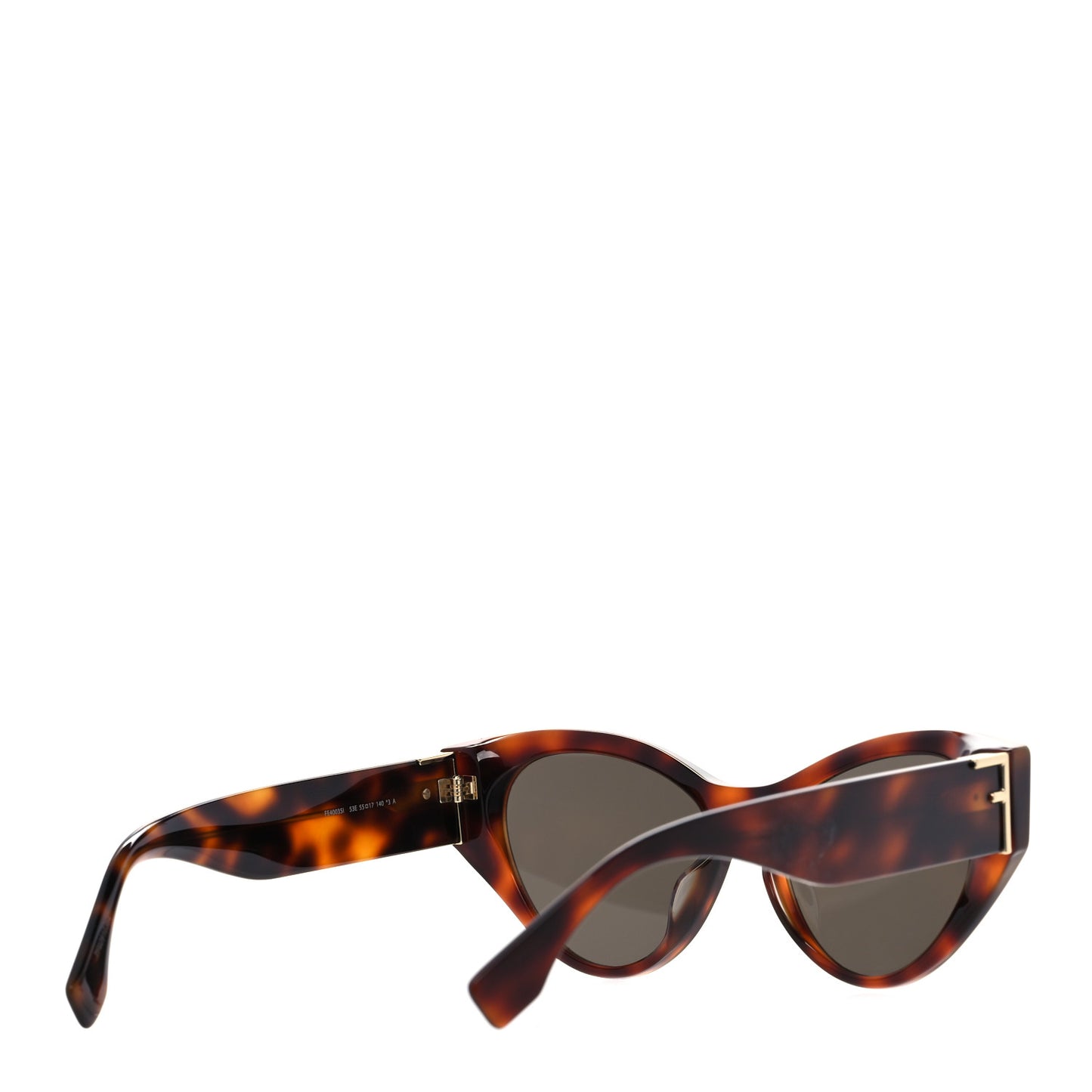 Geometric Sunglasses FE40035I Tortoise