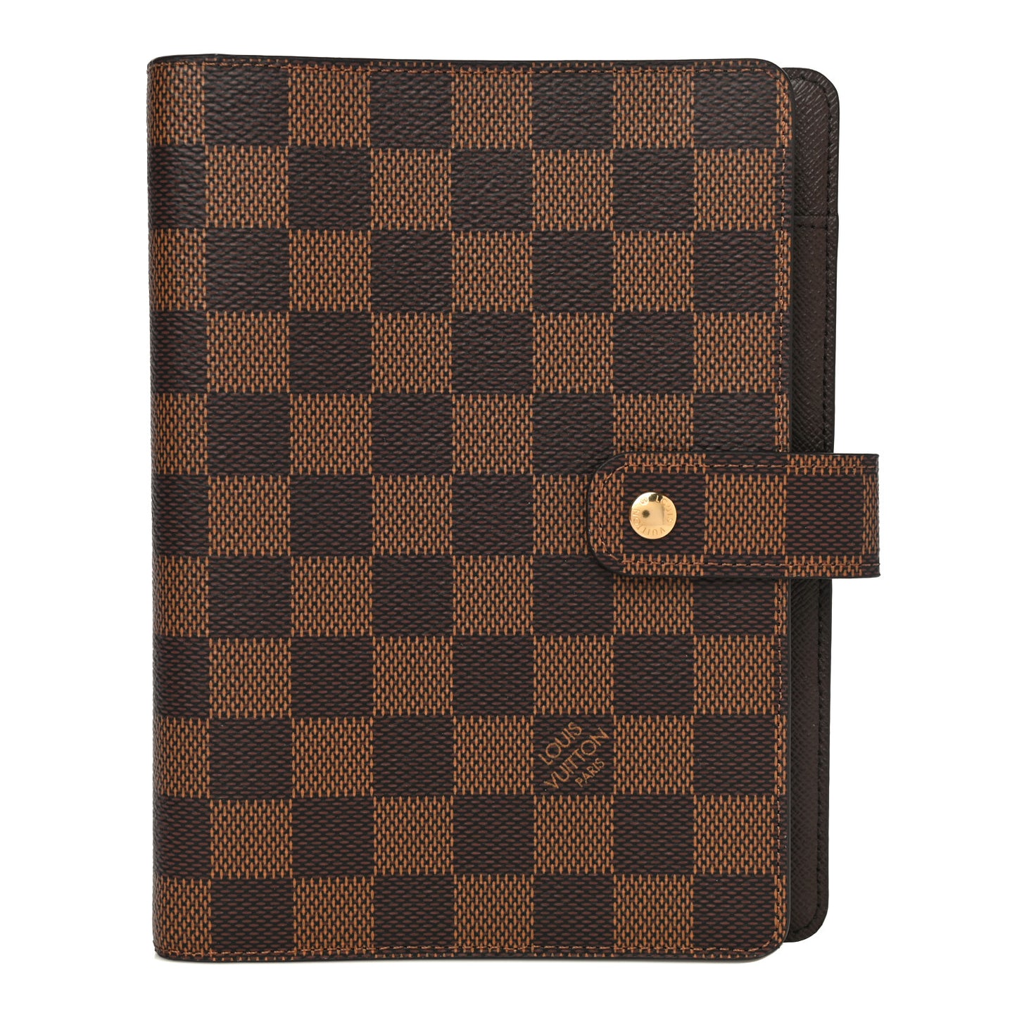Damier Ebene Medium Ring Agenda Cover