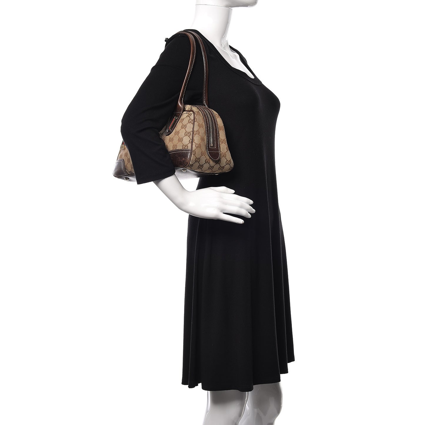 Monogram Small Princy Satchel Dark Brown