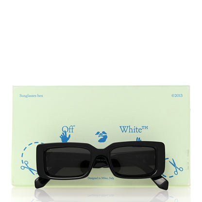 Off-White Acetate Arthur Square Sunglasses OW40004U Black 11 of 11