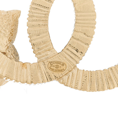 Chanel CC Owl Brooch Gold 4 of 5