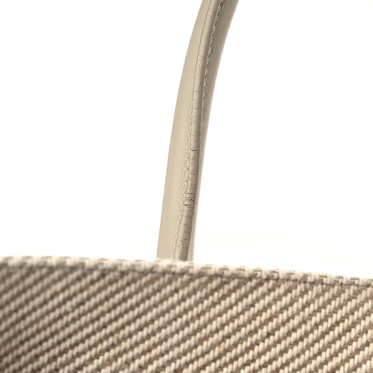 Saint Laurent Linen Calfskin Small Rive Gauche Tote Beige Sea Salt 12 of 17