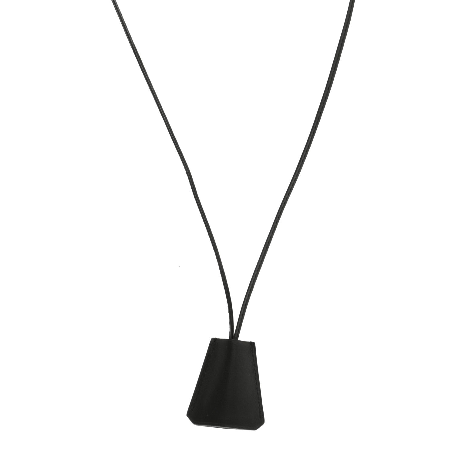 Hermes Swift Clochette Long Necklace Black 1 of 7
