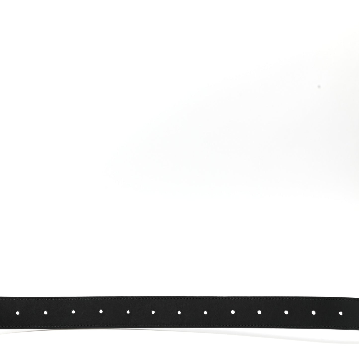 Moon Calfskin Double G 30mm Belt 105 42 Black