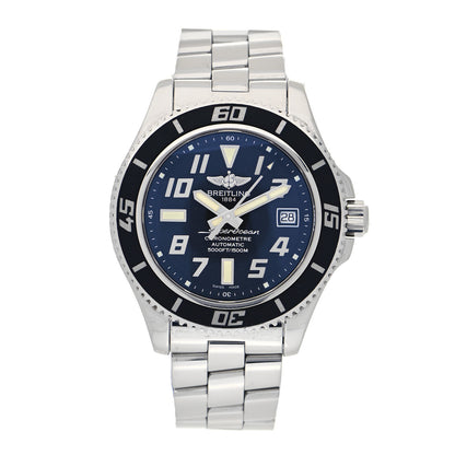 Breitling Stainless Steel 42mm SuperOcean Automatic Watch Blue A17364 1 of 5