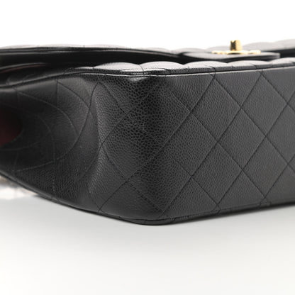 Chanel Caviar Quilted Jumbo Double Flap Black 9 of 12