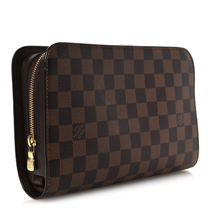 Louis Vuitton Damier Ebene Pochette Saint Louis Clutch 3 of 10