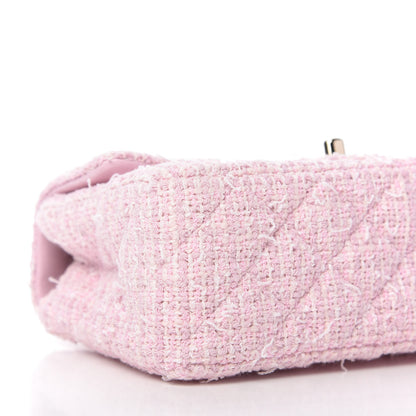 Chanel Tweed Quilted Mini Rectangular Flap Pink 6 of 11