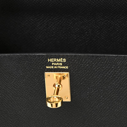 Hermes Epsom Kelly Sellier 25 Black 6 of 11