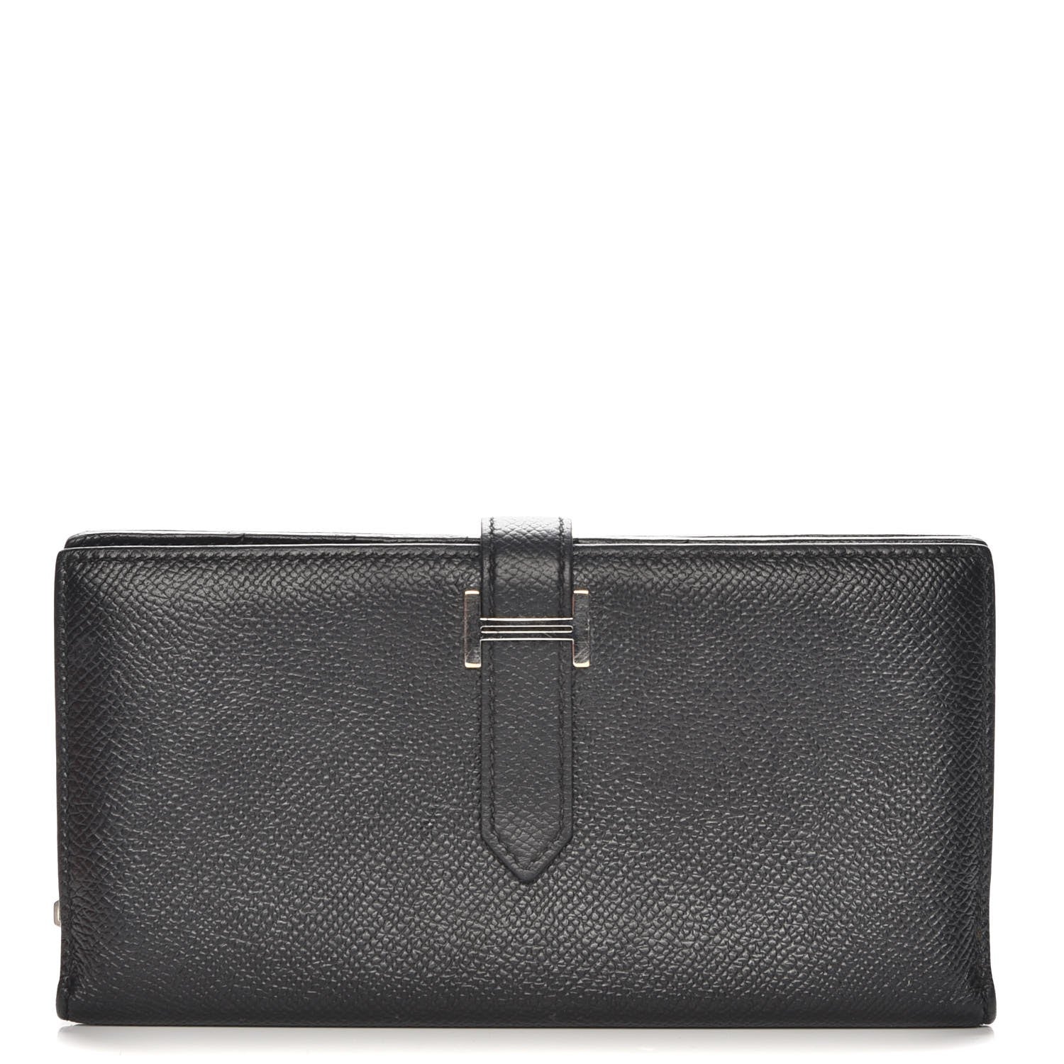 Hermes Epsom Bearn Gusset Wallet Black 1 of 8