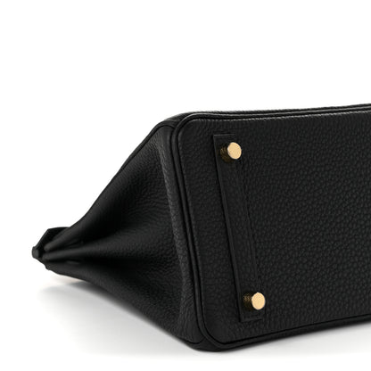 Hermes Togo Birkin 25 Black 8 of 10