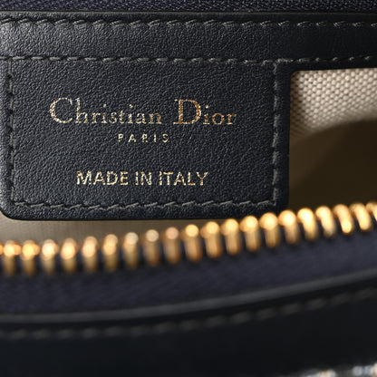Christian Dior Oblique Medium D-Journey Bag Blue 6 of 10