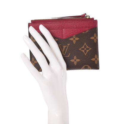 Louis Vuitton Monogram Zipped Card Holder Fuchsia 2 of 6