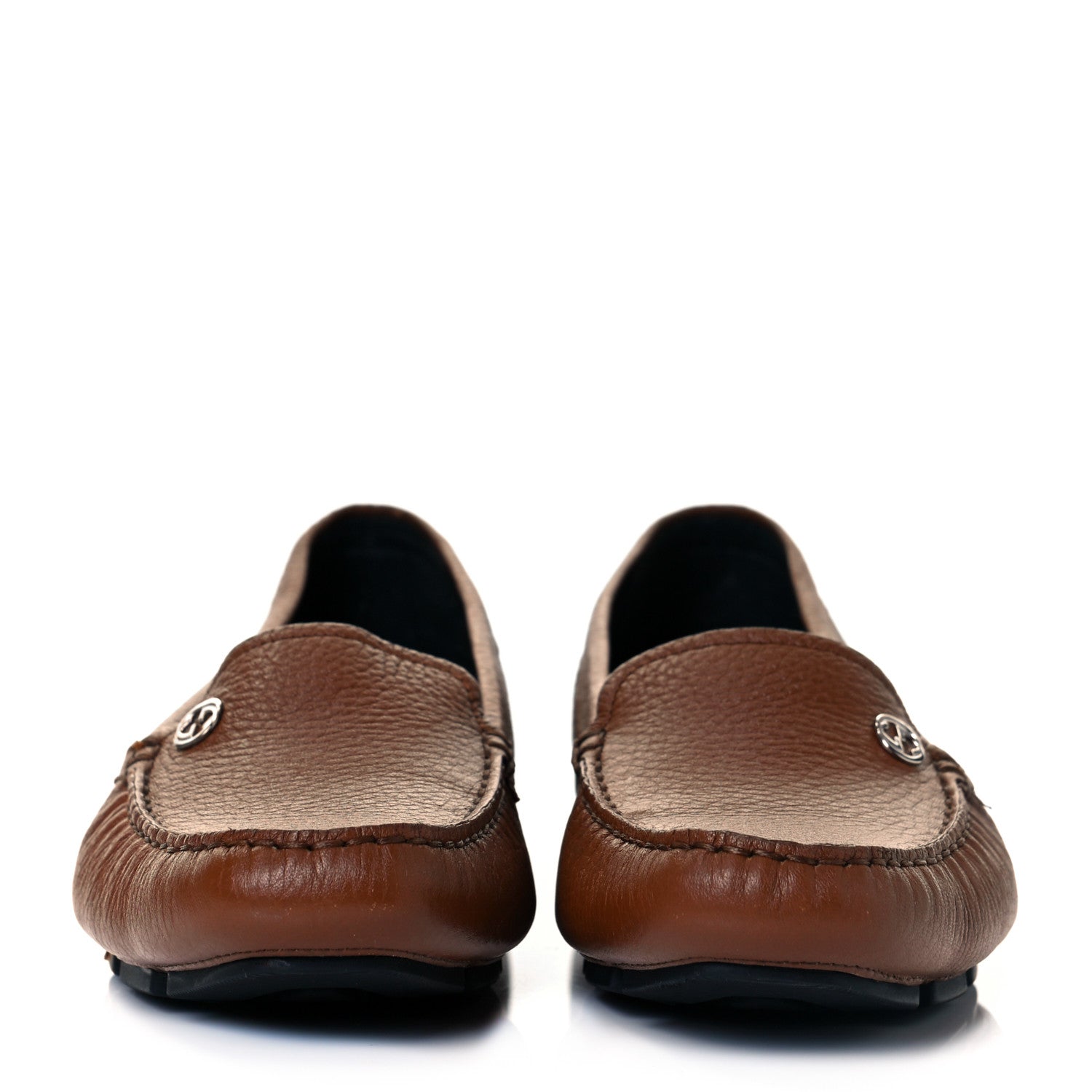 Gucci Cellarius Soft Interlocking G Driver Loafers 41 Brown 2 of 8
