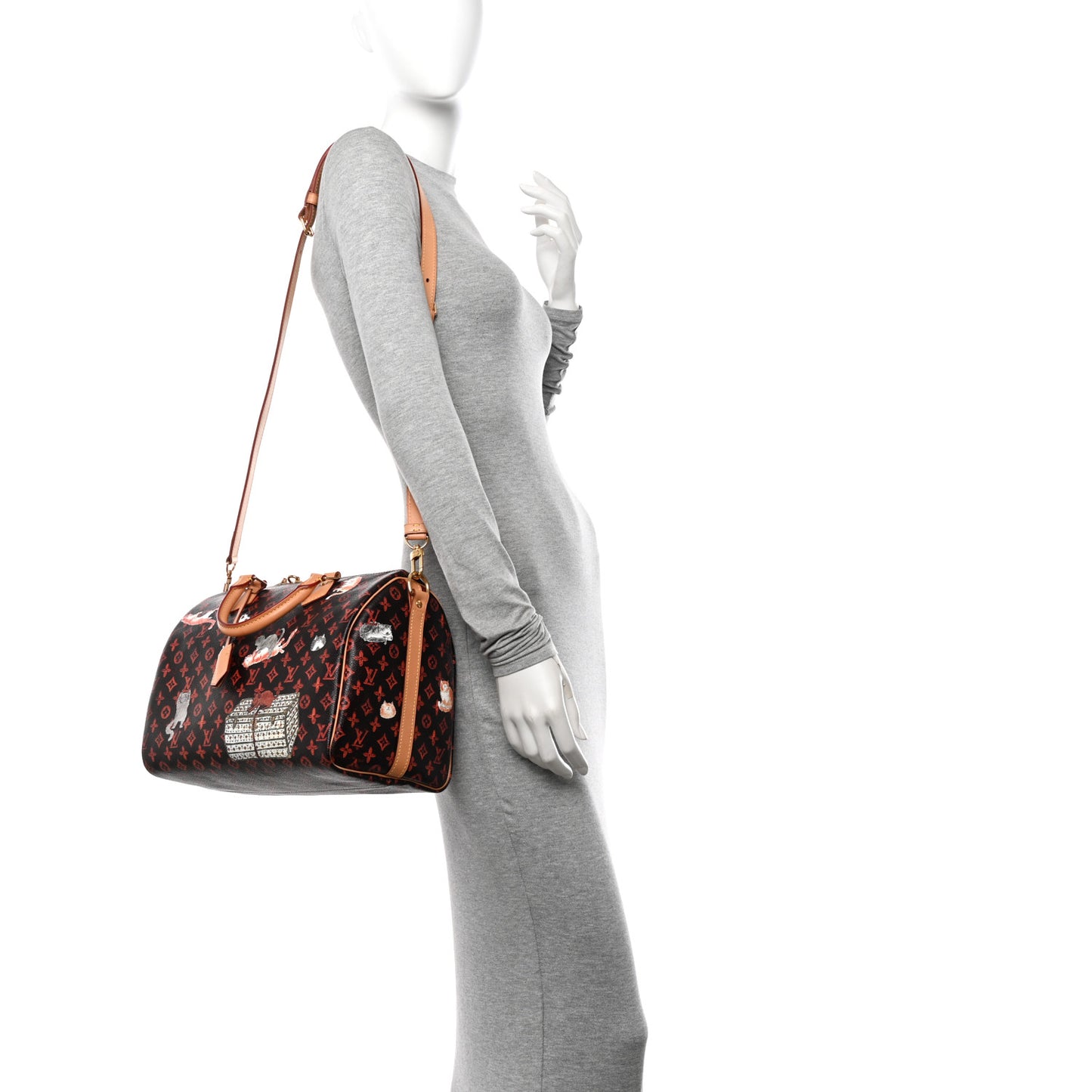 Catogram Speedy Bandouliere 30 Marron