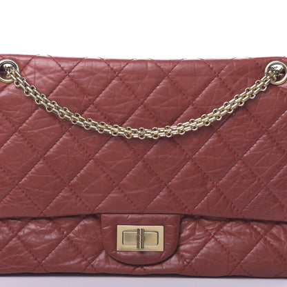 Chanel Aged Calfskin Quilted 2.55 Reissue 226 Flap Red 10 of 22