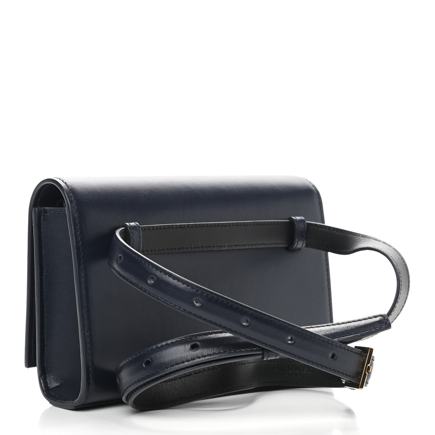 Saint Laurent Smooth Calfskin Monogram Kate Belt Bag Marine 3 of 8
