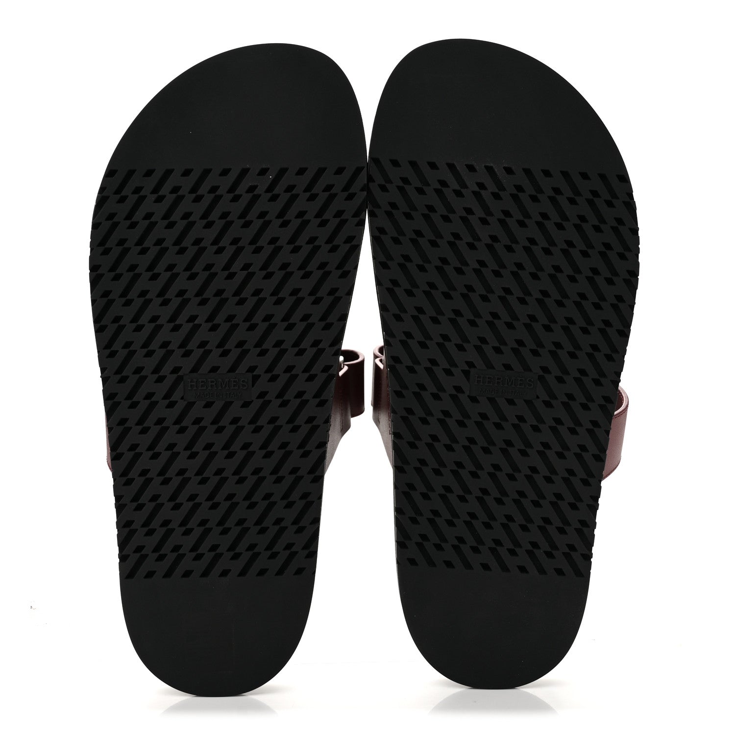 Hermes Calfskin Womens Chypre Sandals 39.5 Rouge H 6 of 10