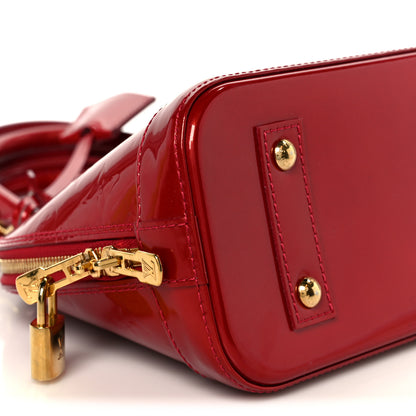 Louis Vuitton Vernis Alma BB Pomme D'Amour 10 of 11