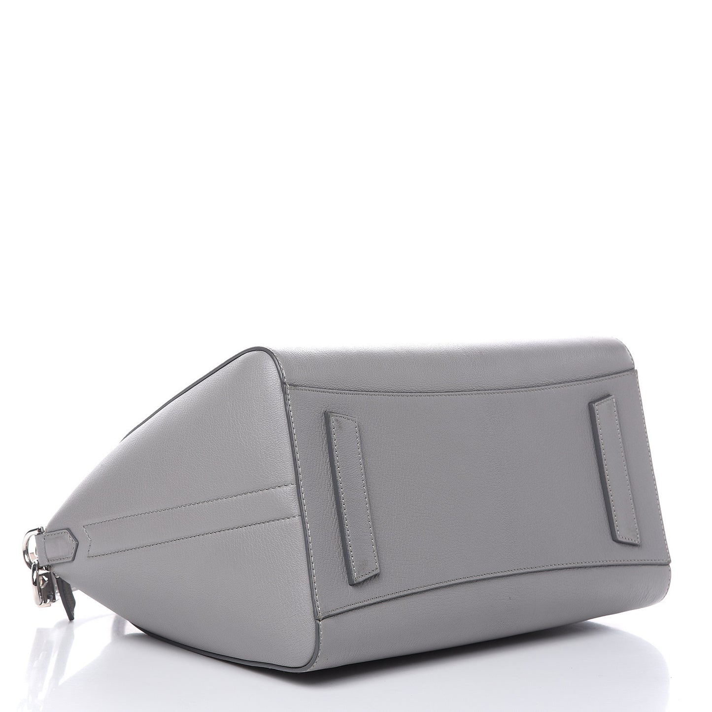 Sugar Goatskin Medium Antigona Pearl Grey