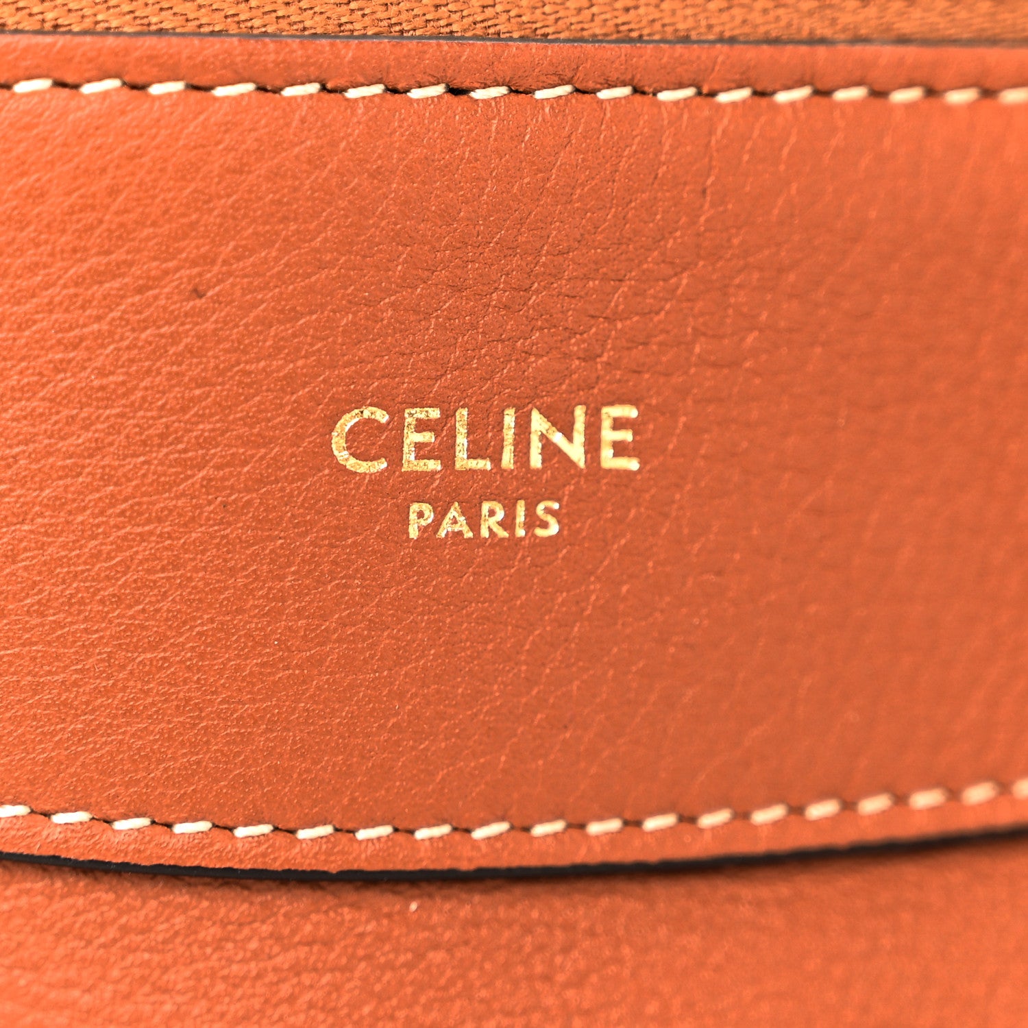 Celine Supple Calfskin Medium Romy Shoulder Bag Tan 6 of 10