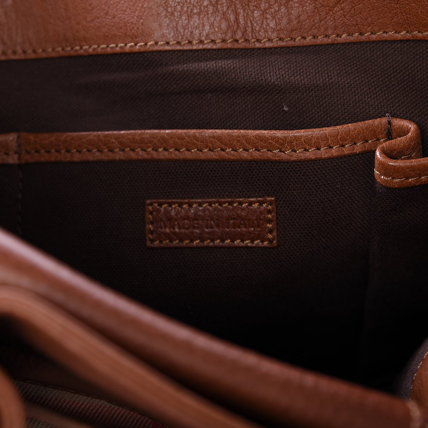 Burberry House Check Buckle Tote Dark Tan 7 of 8