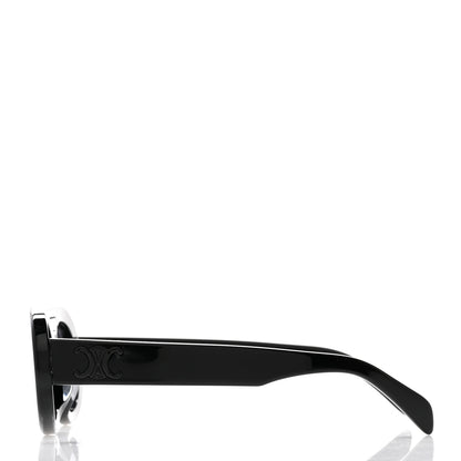 Celine Acetate Triomphe 01 Sunglasses CL 40194U Black 3 of 10