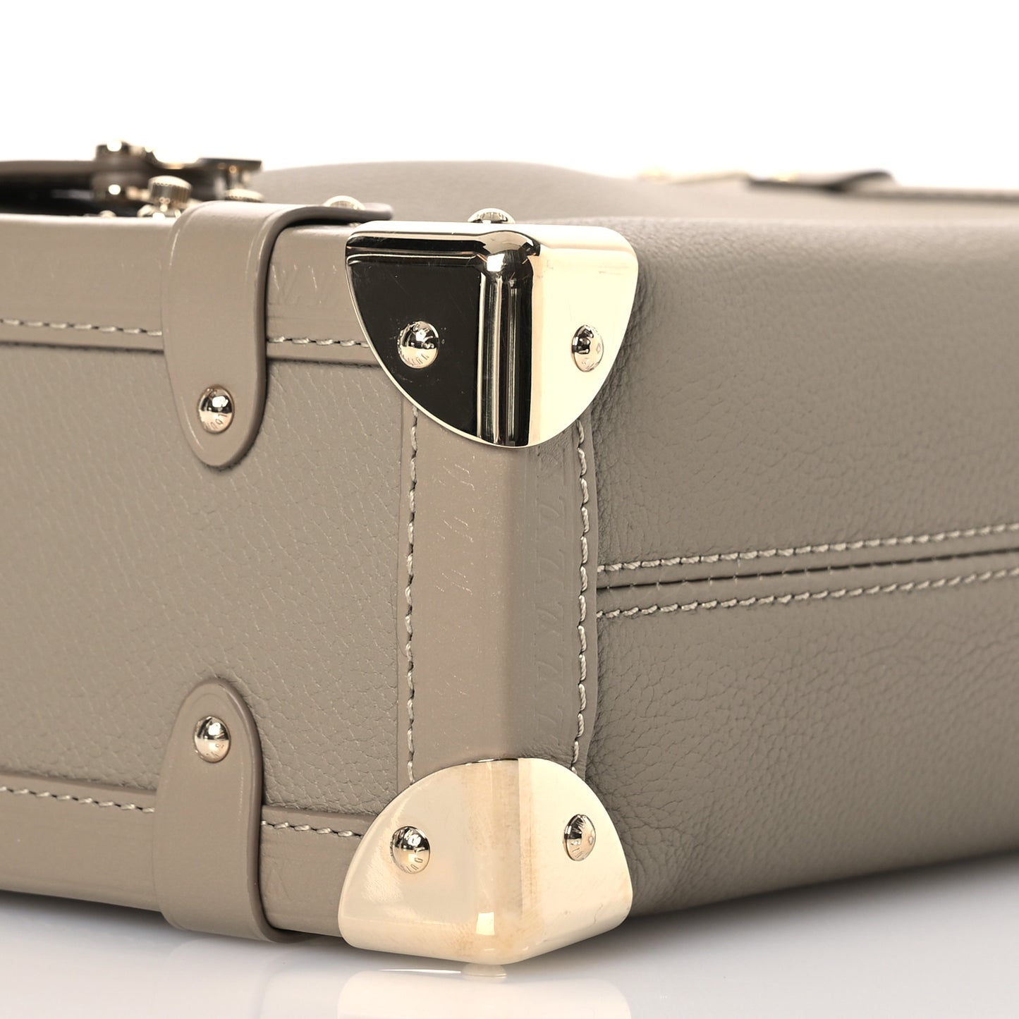 Calfskin Side Trunk MM Taupe