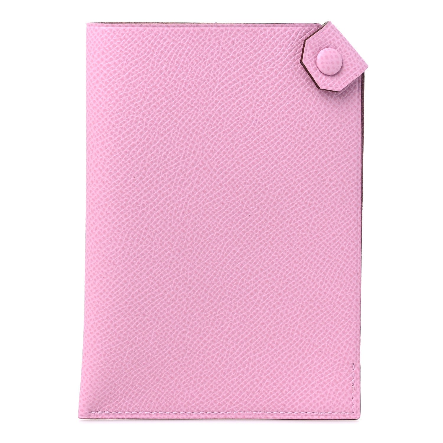 Hermes Epsom Tarmac PM Passport Holder Mauve Sylvestre 1 of 7
