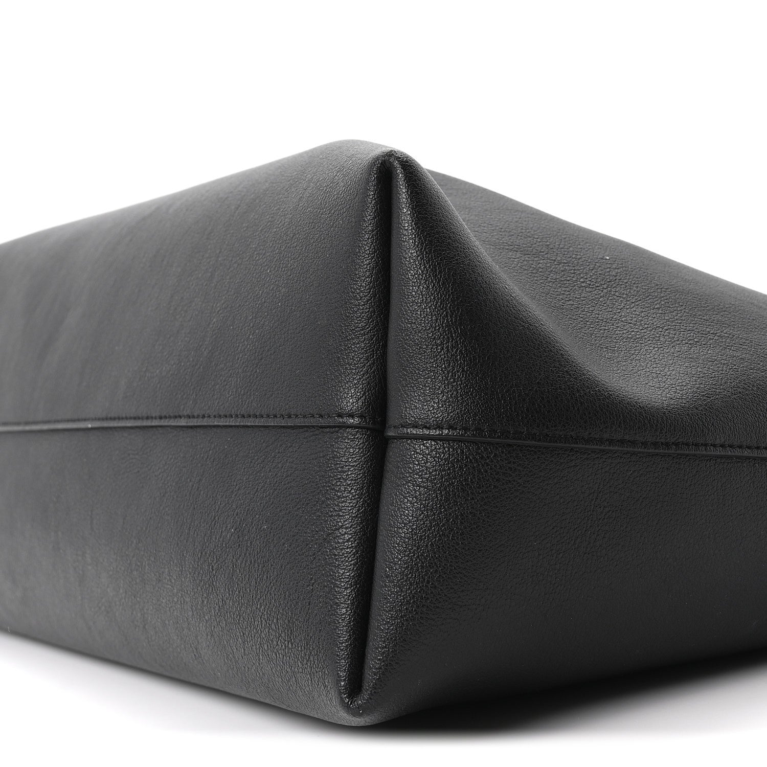 Saint Laurent Calfskin Large Shopping Tote Black 10 of 10