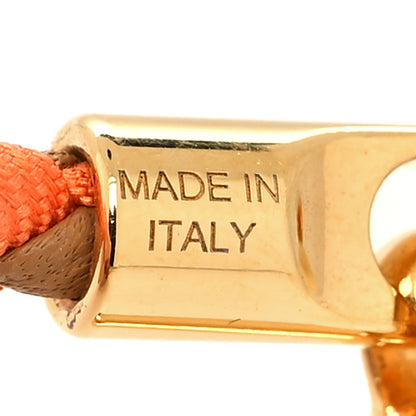 Hermes Swift Silk Braided Glenan Double Tour Bracelet Jaune Ambre Rouge Coquelicot 5 of 5