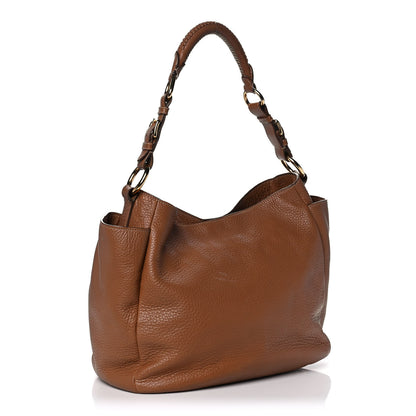Prada Vitello Daino Side Pocket Hobo Cuoio 3 of 9