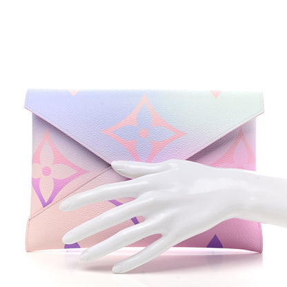 Louis Vuitton Monogram Giant Spring In The City Kirigami Pochette Set Sunrise Pastel Midnight Fuchsia Sunset Kaki 3 of 8