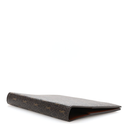 Saint Laurent Classic Toile Monogram A6 Agenda Sleeve Brown 4 of 6
