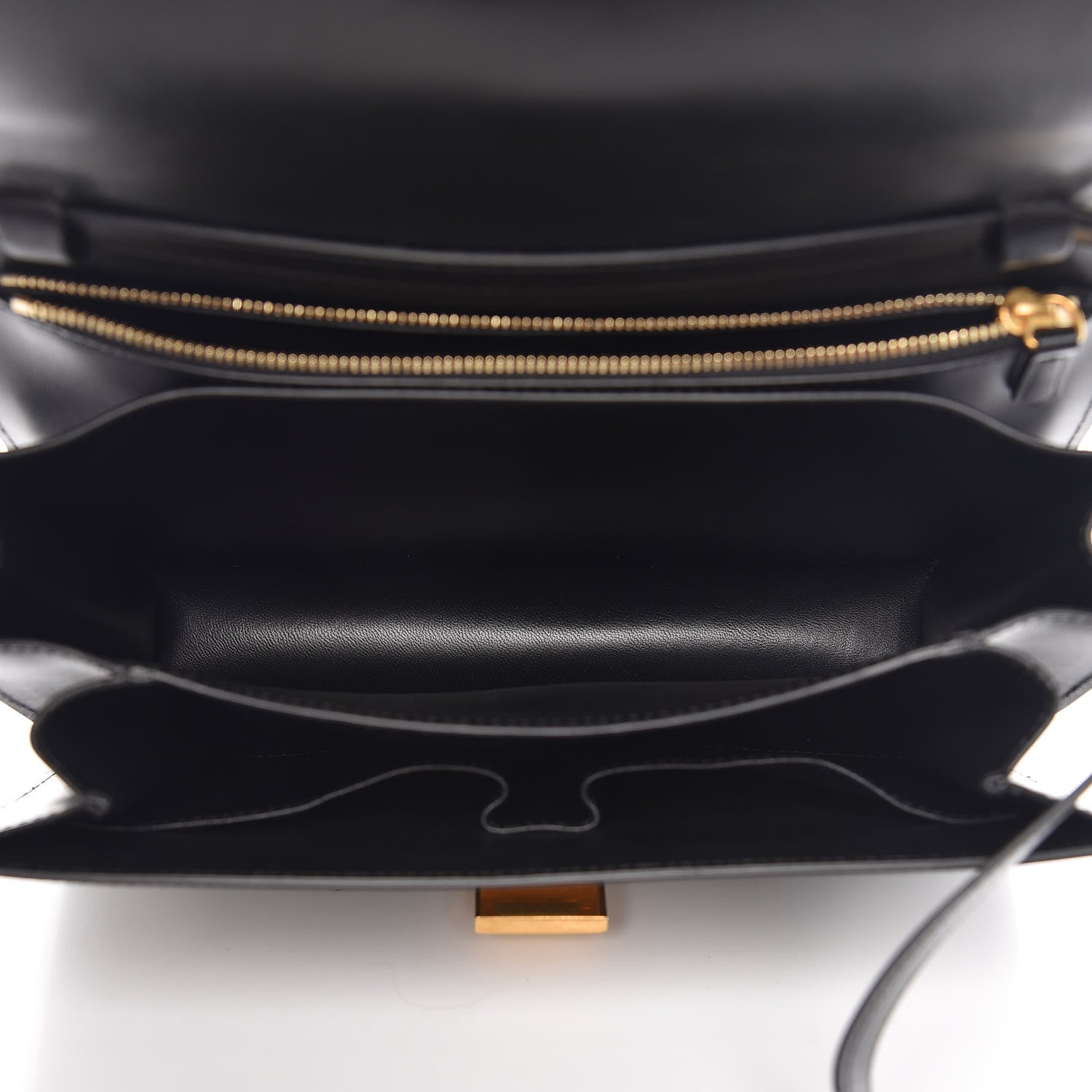 Celine Box Calfskin Medium Classic Box Flap Bag Black 5 of 11