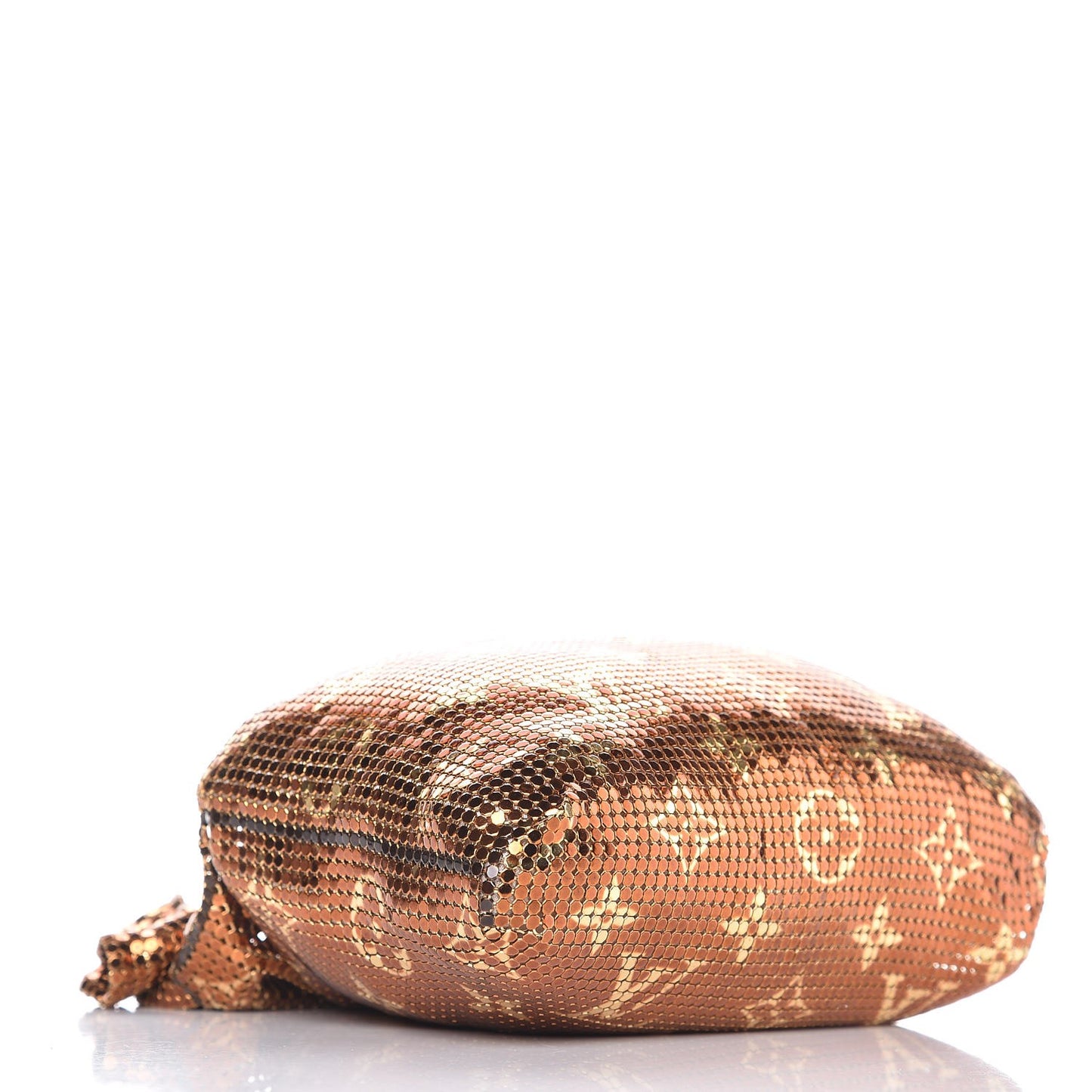 Monogram Mesh Metal Frances Gold