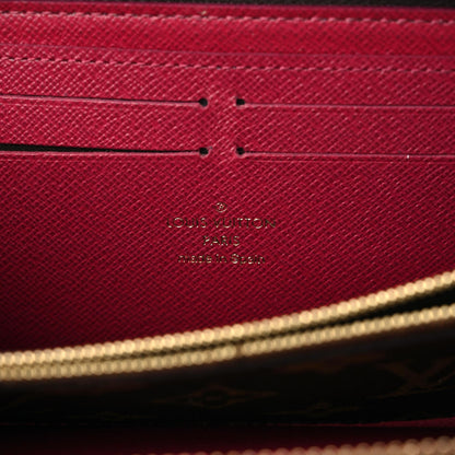 Louis Vuitton Monogram Clemence Wallet Fuchsia 6 of 9