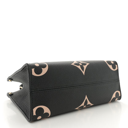 Louis Vuitton Empreinte Monogram Giant Onthego PM Black Beige 4 of 10