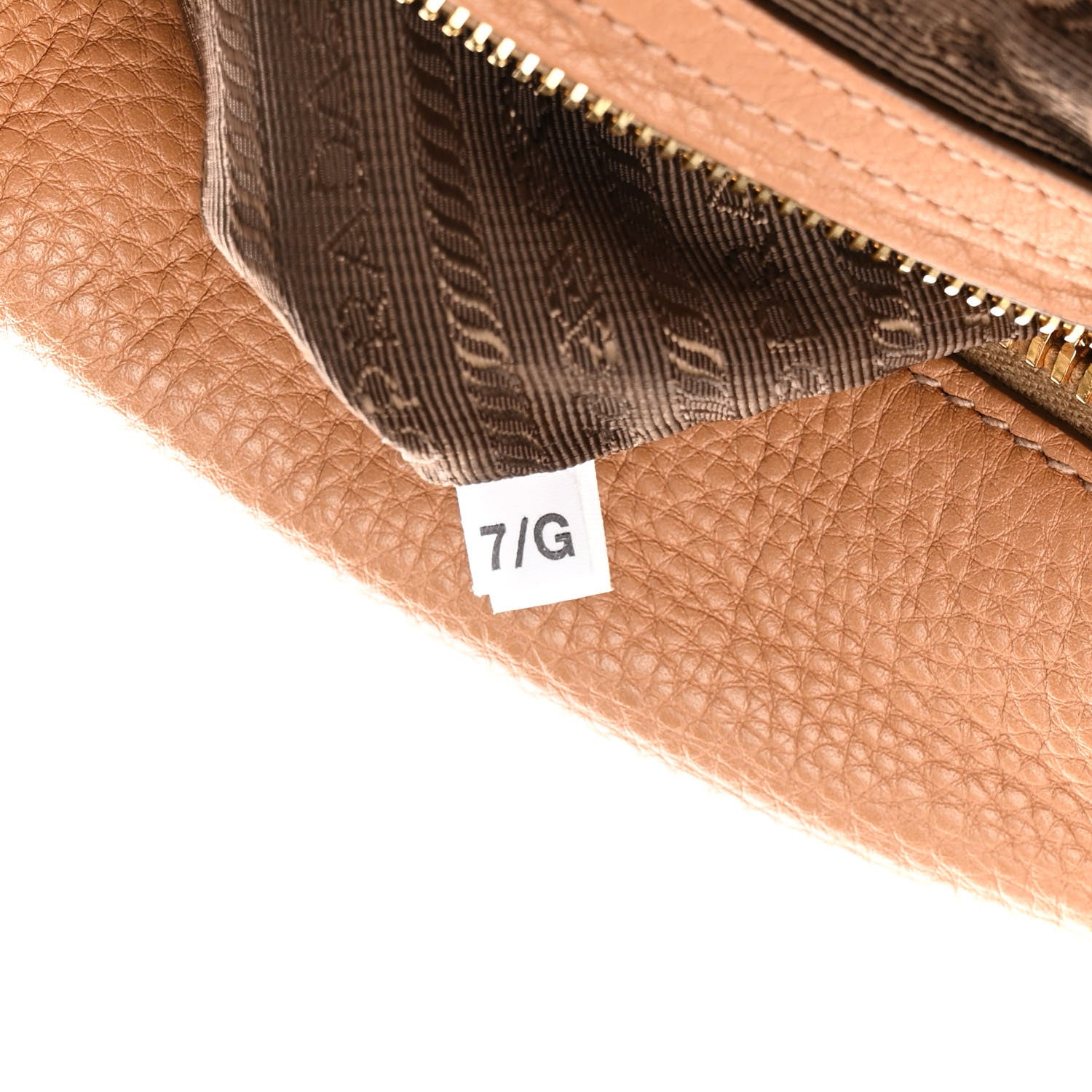Prada Vitello Daino Bowler Cuoio 6 of 8