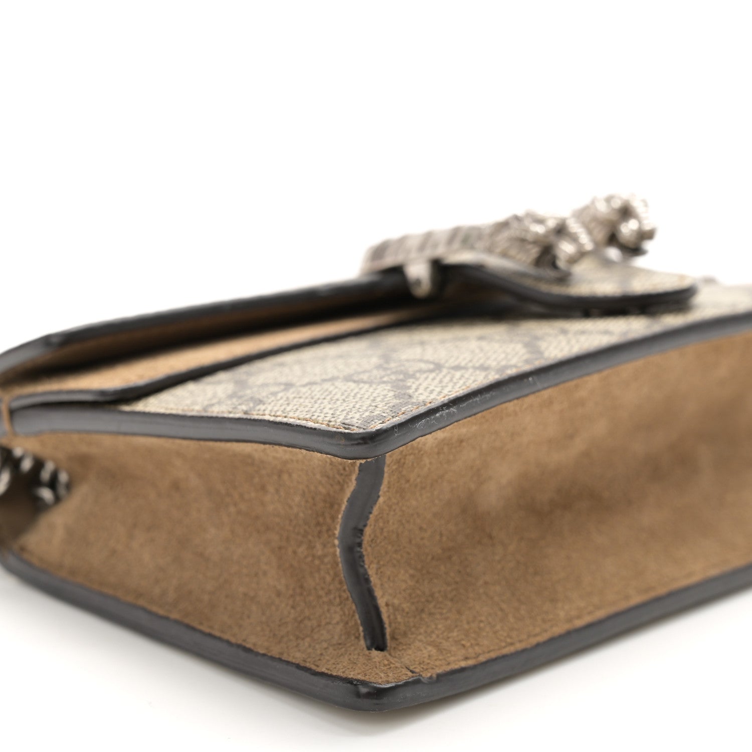 Gucci GG Supreme Monogram Super Mini Dionysus Shoulder Bag Taupe 8 of 10