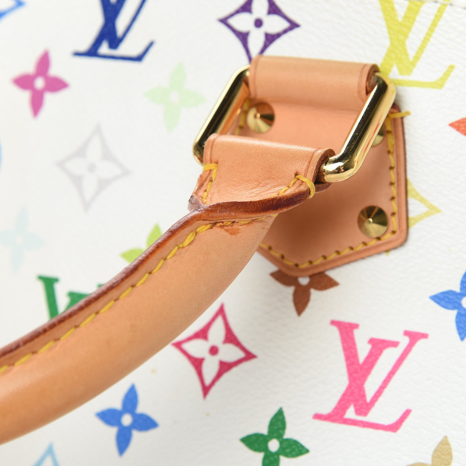 Louis Vuitton Monogram Multicolor Alma White 14 of 17