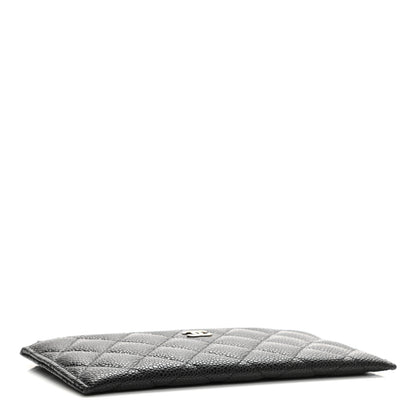 Chanel Caviar Quilted Classic Zip Pouch Black 4 of 8