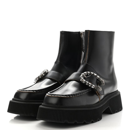 Gucci Cordovan Lux Dionysus Hunder Boots 40 Black 3 of 12