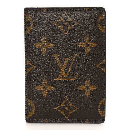 Louis Vuitton Monogram Pocket Organizer Card Holder NM 1 of 6