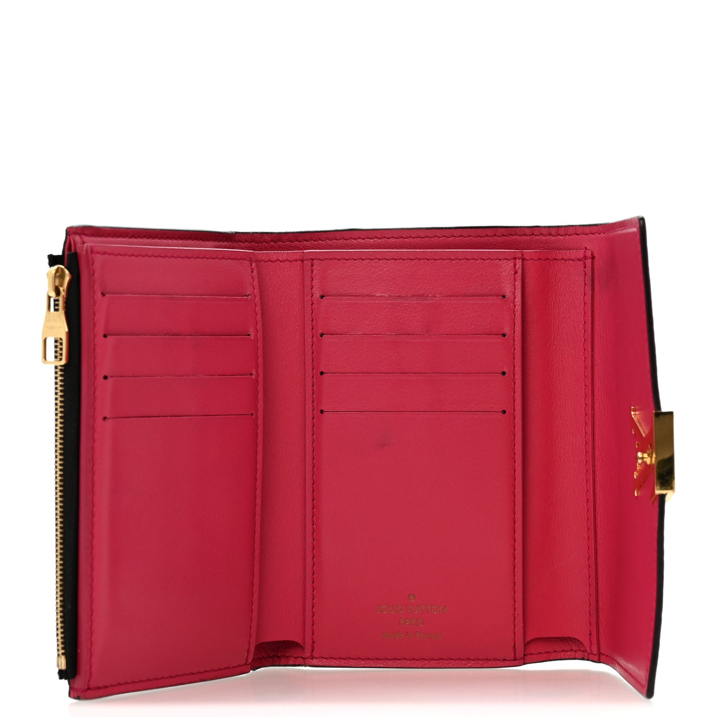 Taurillon Capucines Compact Wallet Black