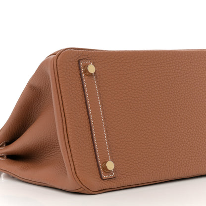 Hermes Togo Birkin 30 Gold 9 of 12