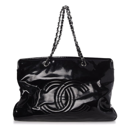 Chanel Vinyl Lipstick Tote Black 1 of 10