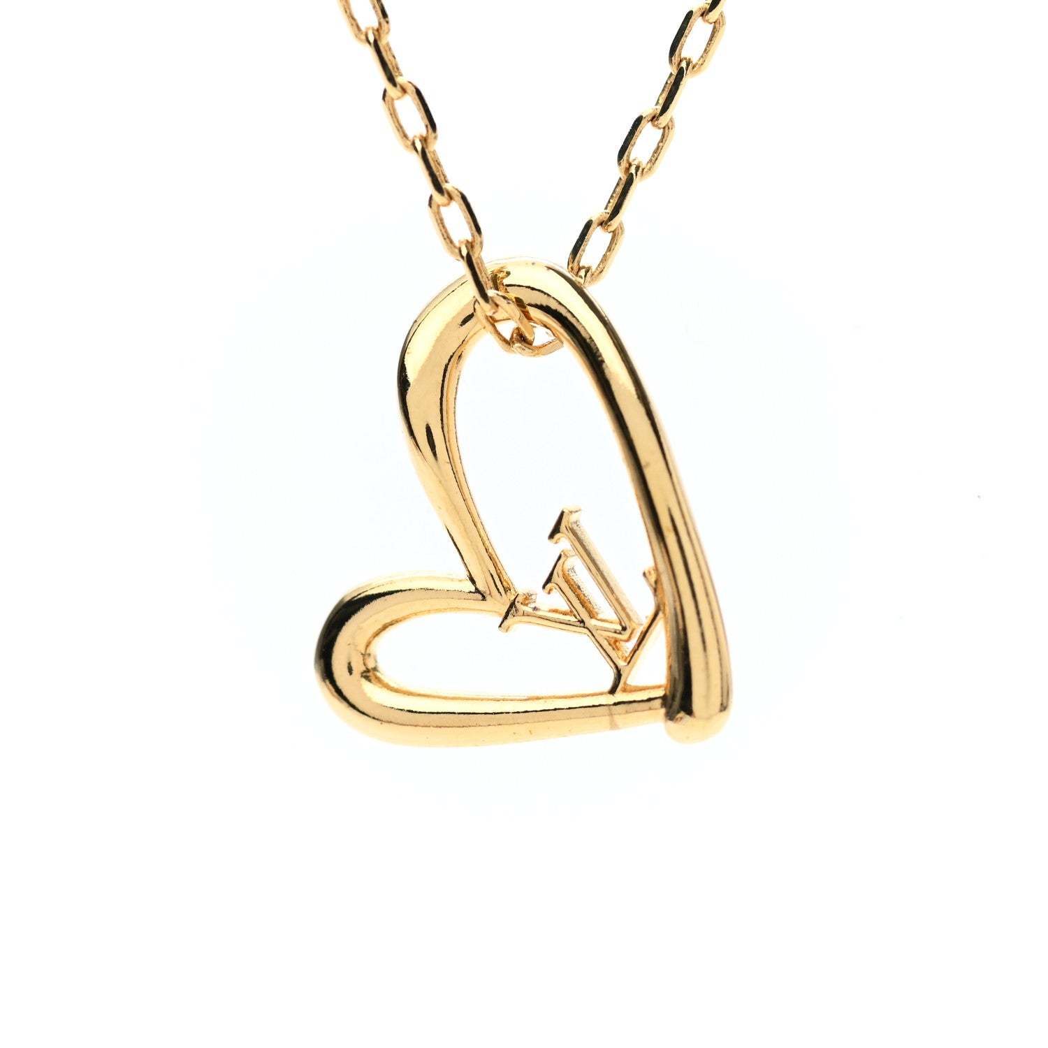 Louis Vuitton Metal Fall In Love Necklace 4 of 7