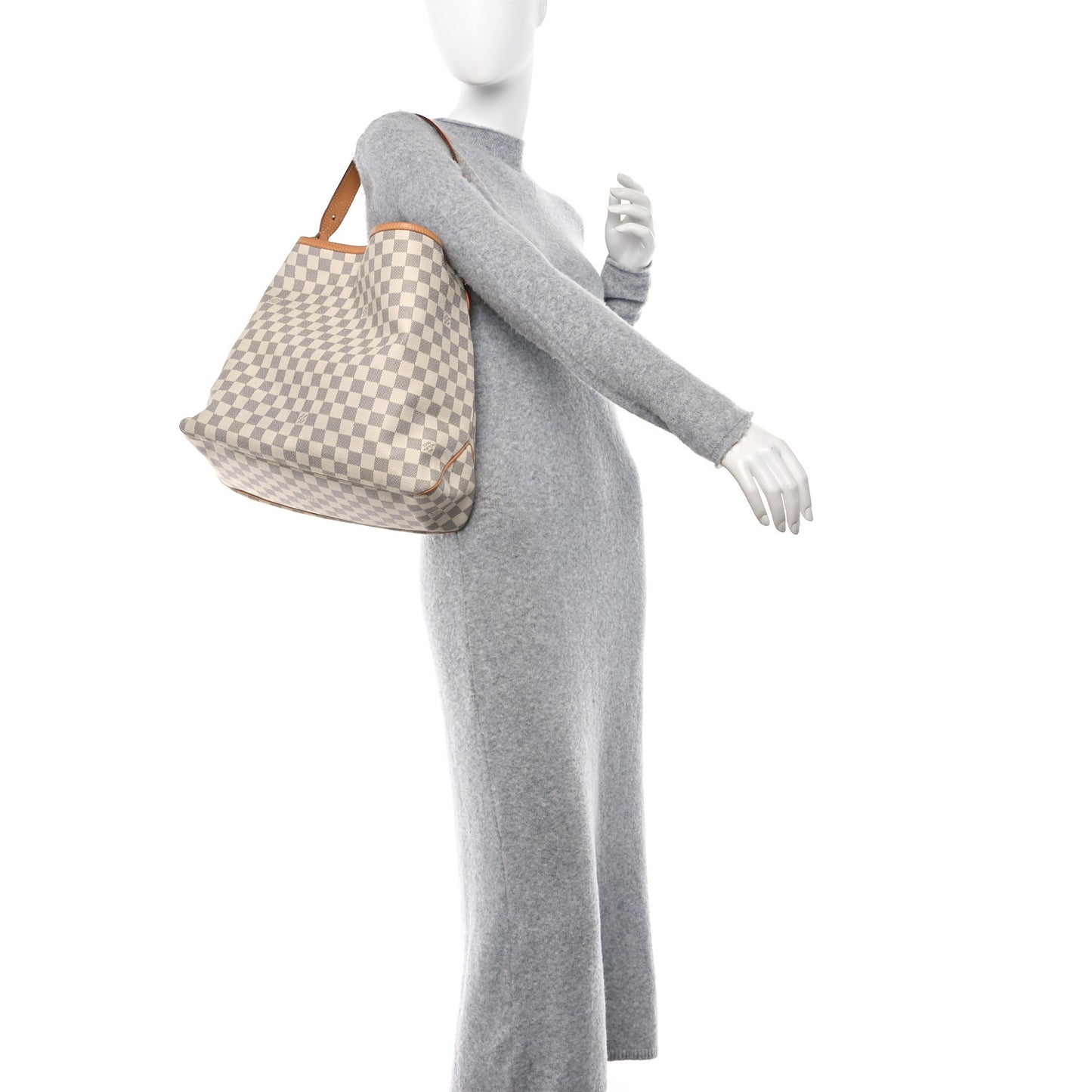 Damier Azur Delightful MM Rose Ballerine