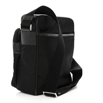 Prada Tessuto Nylon Messenger Bag Black 3 of 9